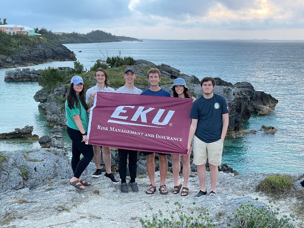 EKU students in Bermuda